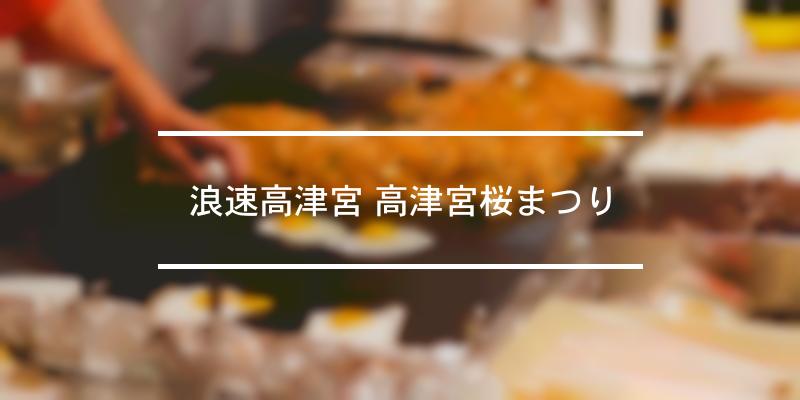 浪速高津宮 高津宮桜まつり 22年 祭の日