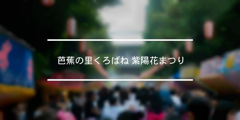 芭蕉の里くろばね 紫陽花まつり 22年 祭の日