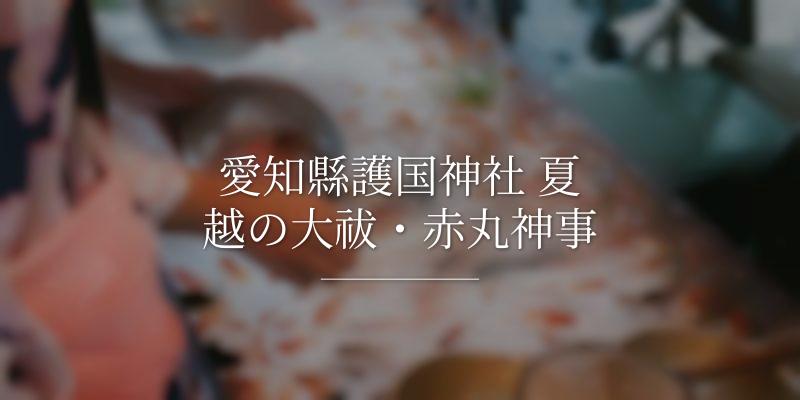 愛知縣護国神社 夏越の大祓・赤丸神事