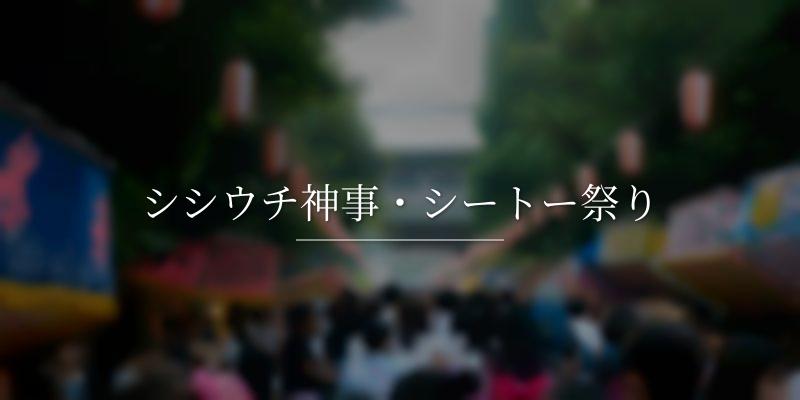 シシウチ神事・シートー祭り