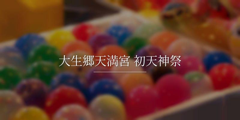 大生郷天満宮 初天神祭
