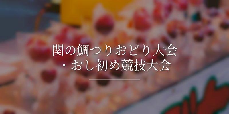 関の鯛つりおどり大会・おし初め競技大会