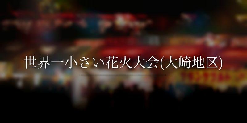 世界一小さい花火大会(大崎地区)