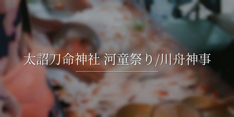 太詔刀命神社 河童祭り/川舟神事