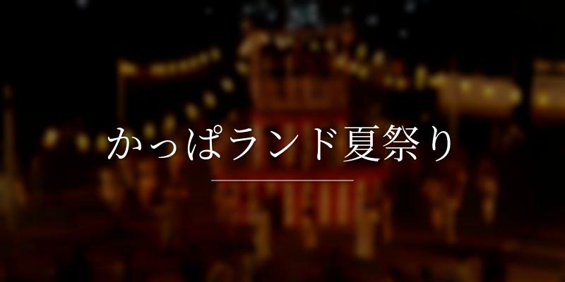 かっぱランド夏祭り