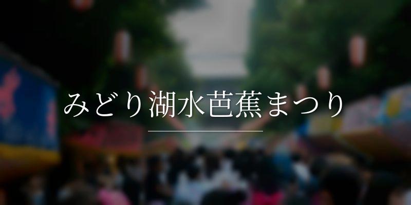 みどり湖水芭蕉まつり