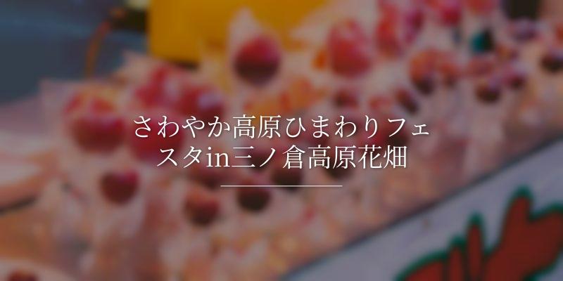 さわやか高原ひまわりフェスタin三ノ倉高原花畑