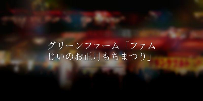 グリーンファーム「ファムじいのお正月もちまつり」