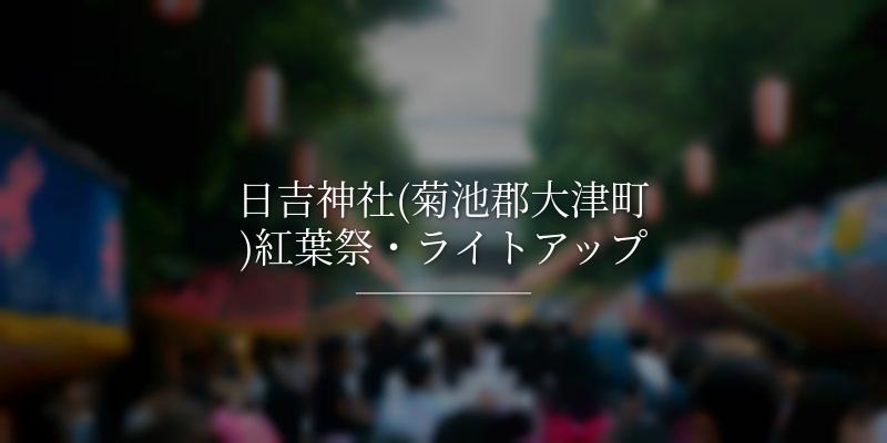 日吉神社(菊池郡大津町)紅葉祭・ライトアップ