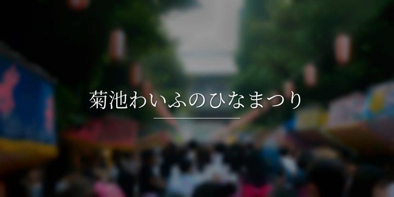 菊池わいふのひなまつり