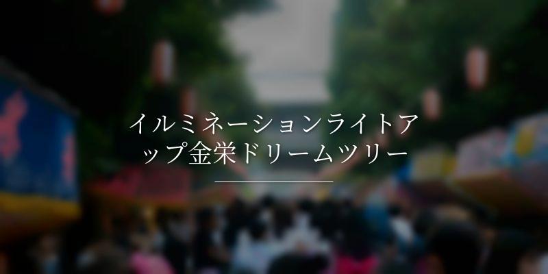 イルミネーションライトアップ金栄ドリームツリー