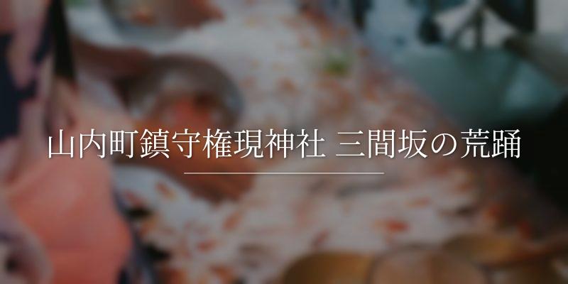山内町鎮守権現神社 三間坂の荒踊の画像
