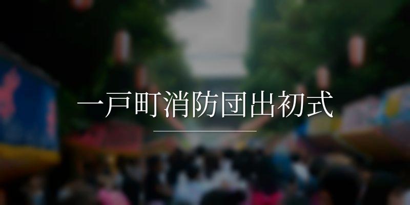 一戸町消防団出初式