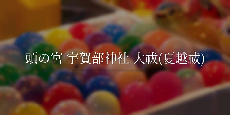 頭の宮 宇賀部神社 大祓(夏越祓)