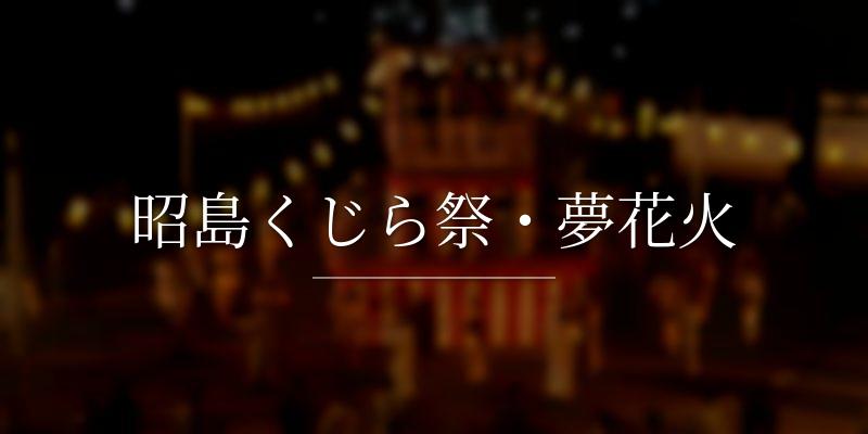 昭島くじら祭・夢花火