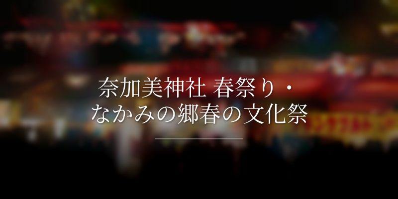 奈加美神社 春祭り・なかみの郷春の文化祭