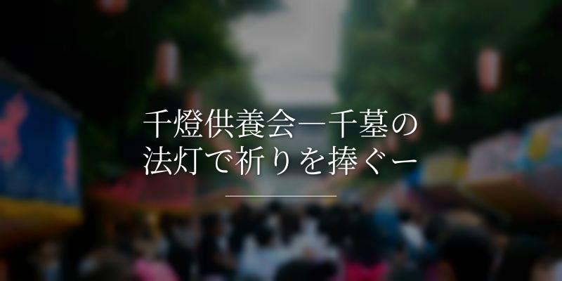 千燈供養会―千墓の法灯で祈りを捧ぐー