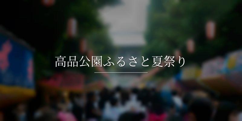 高品公園ふるさと夏祭り