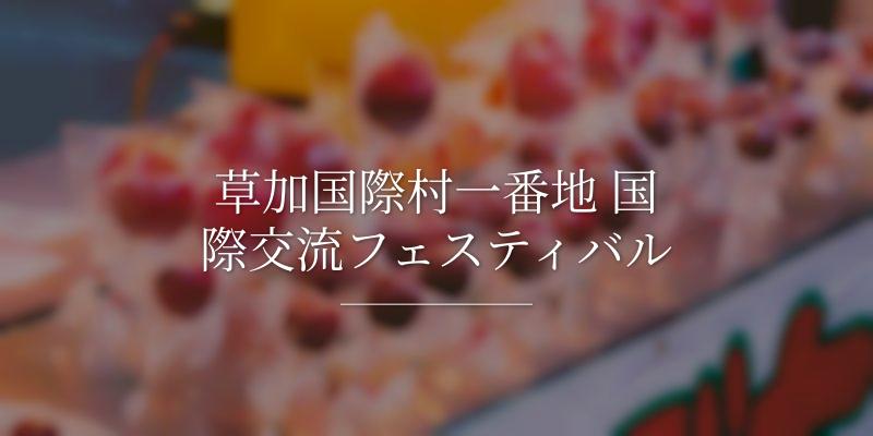 草加国際村一番地 国際交流フェスティバル