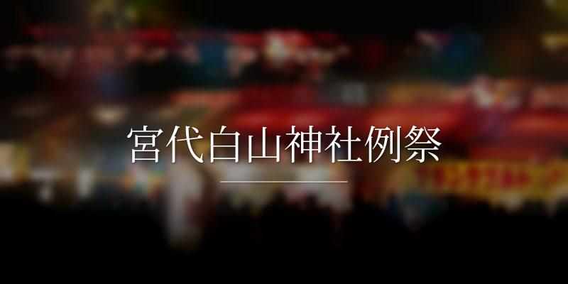 宮代白山神社例祭の画像