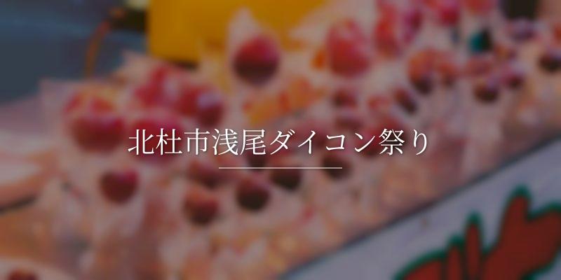 北杜市浅尾ダイコン祭り