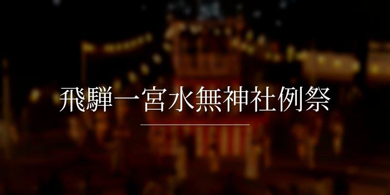 飛騨一宮水無神社例祭