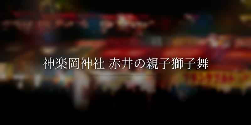神楽岡神社 赤井の親子獅子舞